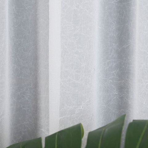 Woal kreszowany z ołowianką, wysokość 270cm, kolor 001 biały 002301/OLO/001/000270/1