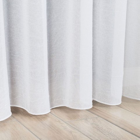 Woal kreszowany z ołowianką, wysokość 270cm, kolor 001 biały 002301/OLO/001/000270/1