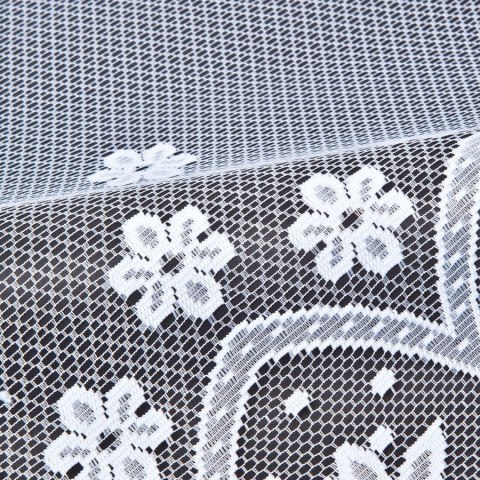 Firanka żakardowa na metry 004421 wysokość 150 cm kolor biały