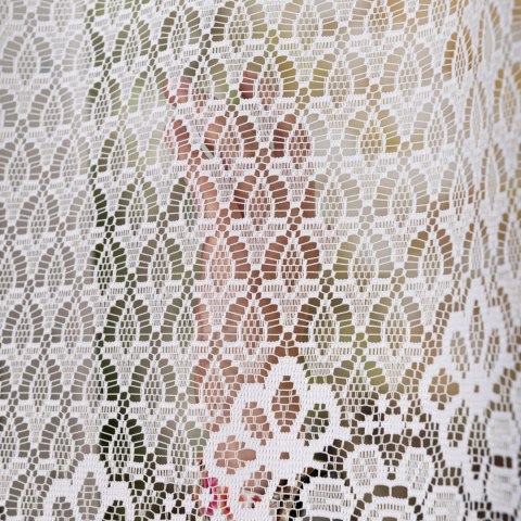 FAUSTYNA Firanka żakardowa odpasowana, szerokość 250cm x wysokość 120cm, kolor 001 biały 004411/FOL/001/000122/1