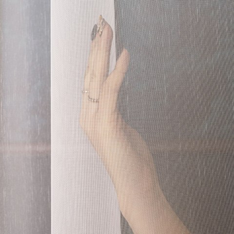 Firanka fantazyjna z ołowianką, wysokość 320cm, kolor 001 biały 018012/OLO/001/000320/1