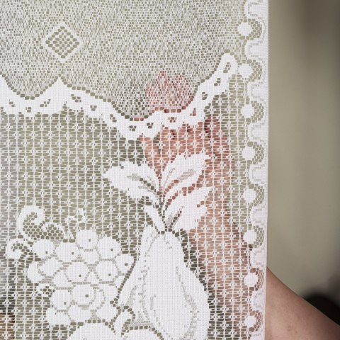 JULITA Firanka żakardowa gotowa, szerokość 300 x wysokość 135cm, kolor 001 biały 361251/FBL/001/300135/1