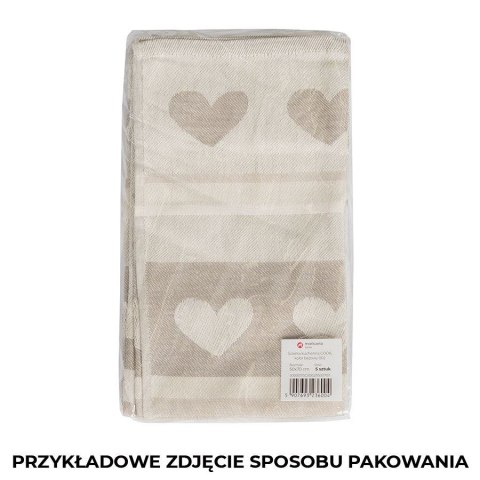 KRATI Ścierka kuchenna, rozmiar 50x70cm, kolor szaro-beżowy 002 S00005/SCI/002/050070/1