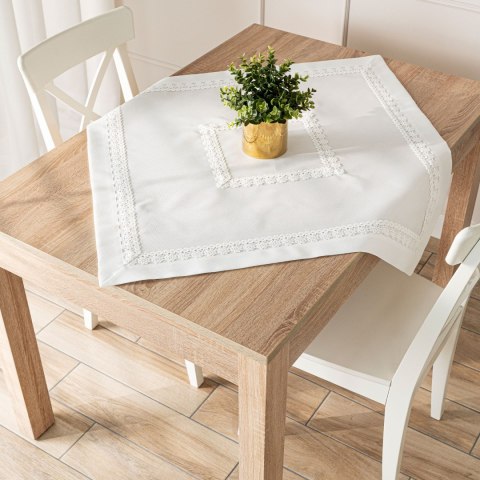 MODENA Serweta z gipiurą, szerokość 85cm x wysokość 85cm, kolor 001 biały 202725/KSP/L01/085085/1