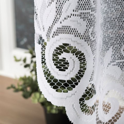 Firanka gotowa żakardowa ROZALIA 160x450 cm kolor biały