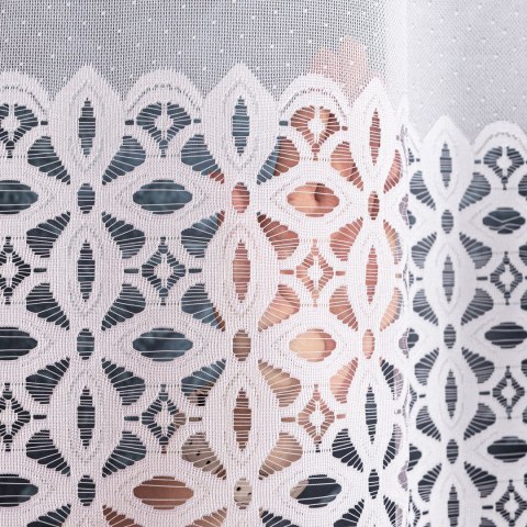 Firanka gotowa żakardowa ADRIANNA 250x300 cm kolor biały