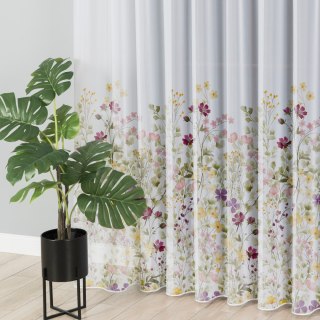 FLORINA Firanka z ołowianką WOAL wzór od dołu, wysokość 295cm, kolor 001 D00321/WOA/D01/000295/1