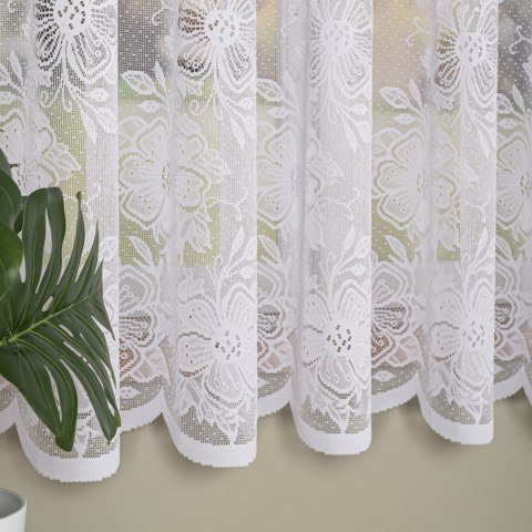Firanka żakardowa na metry 004713 wysokość 175 cm kolor biały
