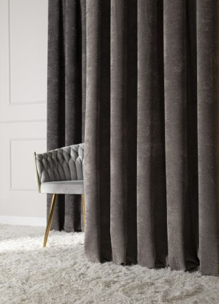 SOFT Tkanina dekoracyjna, wysokość 285cm, kolor 025 szarobrązowy TD0035/TDP/025/000285/1