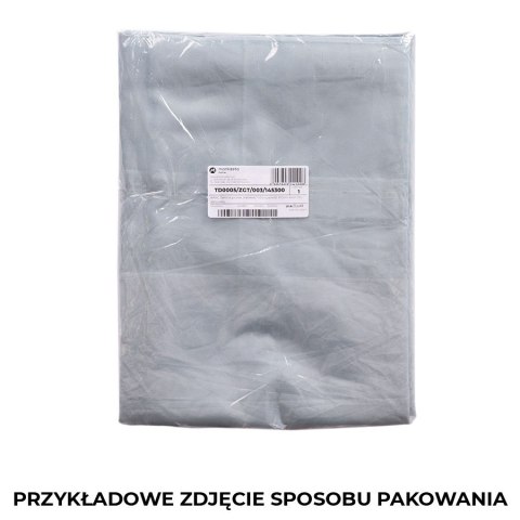 BASIC Zasłona gotowa na przelotkach, szerokość 145 x wysokość 300cm, kolor 002 szary TD0005/ZGP/002/145300/1