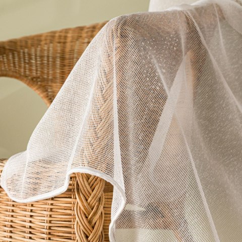 Firanka fantazyjna z ołowianką, wysokość 300cm, kolor 010 naturalny 001789/OLO/010/000300/1