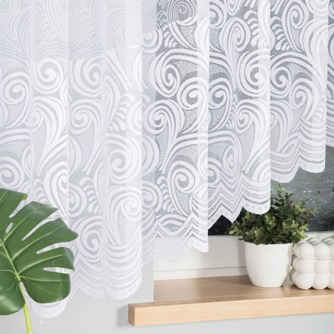 Firanka gotowa żakardowa KINGA 160x530 cm kolor biały