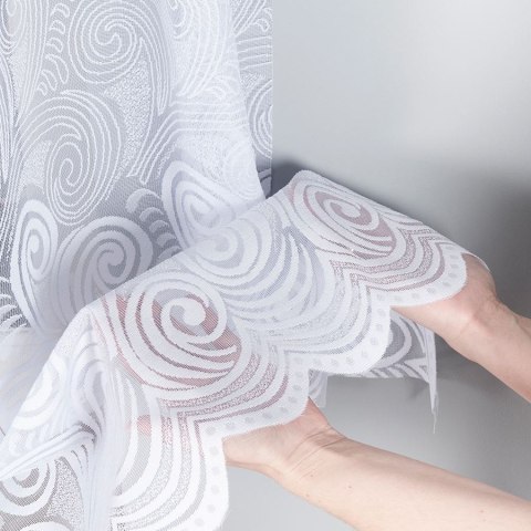 Firanka gotowa żakardowa KINGA 160x530 cm kolor biały