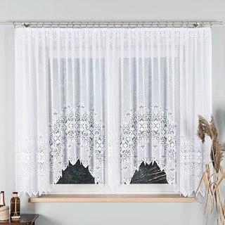 Firanka gotowa żakardowa NADIA 160x400 cm kolor biały