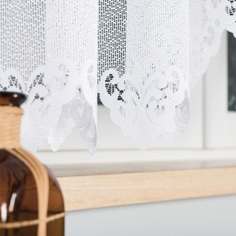 Firanka gotowa żakardowa NADIA 160x400 cm kolor biały