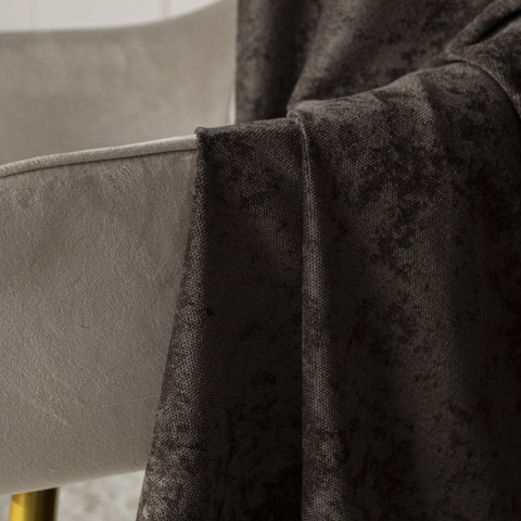 SOFT Zasłona gotowa na przelotkach, szerokość 140cm x wysokość 260cm, kolor 009 ciemny chłodny brązowy TD0035/ZGP/009/140260/1