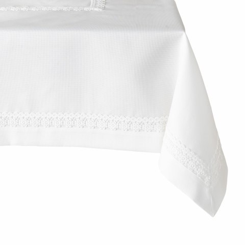 MODENA Obrus z gipiurą, szerokość 140cm x wysokość 180cm, kolor 001 biały 202725/KSP/L01/140180/1