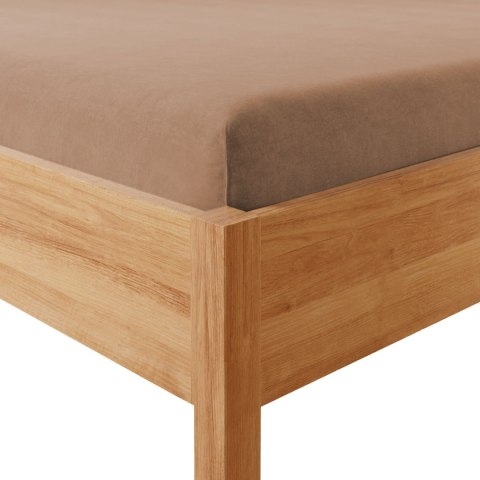 DREAMY PREMIUM Prześcieradło jersey z gumką, szerokość 220 x wysokość 200cm, kolor 013 jasny brązowy 100033/JEG/013/220200/1