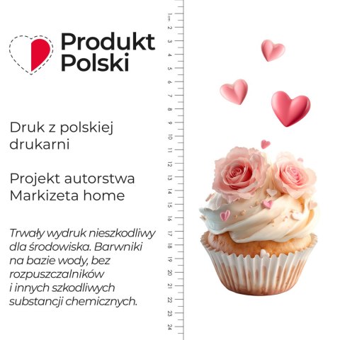 MELLA Zazdrostka 100827 na batyście, wysokość 90cm, kolor 004 beżowo różowy D00396/ZAZ/004/000090/1