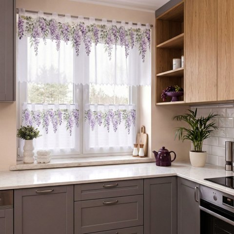 WISTERIA Zazdrostka żakardowa 361910, wysokość 50cm, kolor 001 D00309/ZAZ/001/000050/1