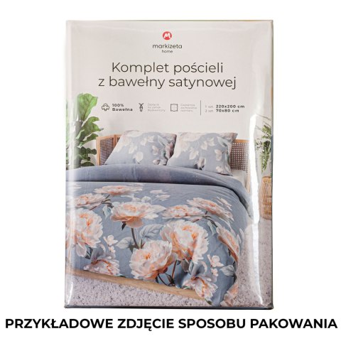 DUSORIA Komplet pościeli z bawełny satynowej 160x200cm 100112/SAT/000/160200/1