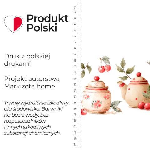 CHERRI Zazdrostka 100828 na batyście, wysokość 70cm, kolor 004 beżowo czerwony D00395/ZAZ/004/000070/1