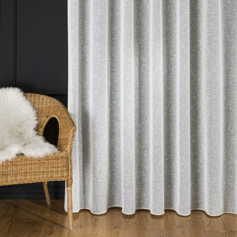 ELIORA Firana fantazyjna z ołowianką, wysokość 350cm, kolor 010 offwhite 723726/OLO/010/000350/1