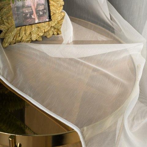 VELARA Firana fantazyjna z ołowianką, wysokość 350cm, kolor 010 offwhite 723725/OLO/010/000350/1