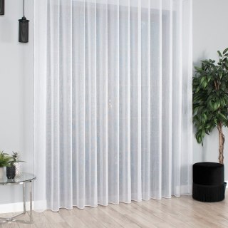 Firanka fantazyjna błyszcząca z ołowianką, wysokość 330cm, kolor 003 biały 000158/OLO/003/000330/1