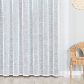 Firanka fantazyjna 002732 wysokość 280 cm kolor biały