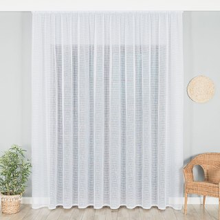 Firanka fantazyjna 002732 wysokość 280 cm kolor biały
