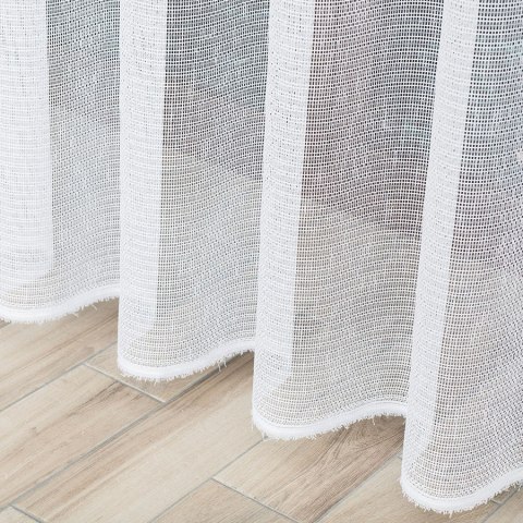 Firanka fantazyjna 002732 wysokość 280 cm kolor biały
