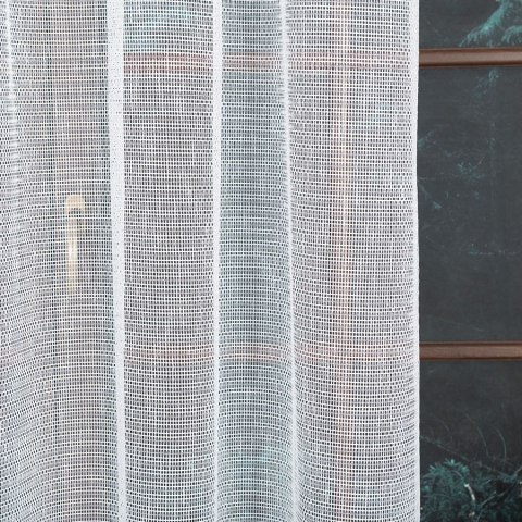 Firanka fantazyjna 002732 wysokość 280 cm kolor biały