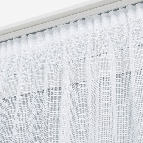 Firanka fantazyjna 002732 wysokość 280 cm kolor biały