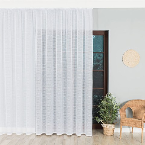Firanka fantazyjna 002732 wysokość 280 cm kolor biały