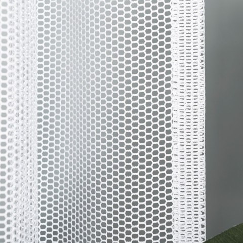 Firanka fantazyjna 300302 wysokość 300 cm kolor biały