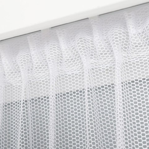 Firanka fantazyjna 300302 wysokość 300 cm kolor biały
