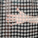Tkanina gipiurowa na firanę i obrus 061789 wysokość 280 cm kolor szary