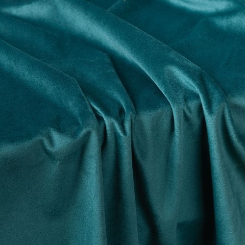 Tkanina dekoracyjna VELVI szerokość 140 cm kolor ciemny turkusowy