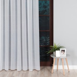 Woal kreszowany 002301 wysokość 270 cm kolor biały