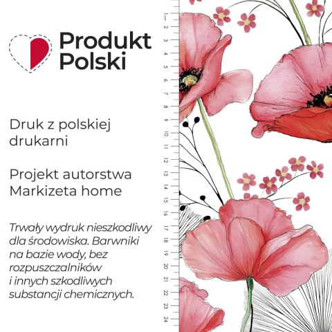 MAKI CARMINE Tkanina dekoracyjna OXFORD WODOODPORNY, szerokość 160cm, kolor 001 biały D00381/OXW/001/160000/1