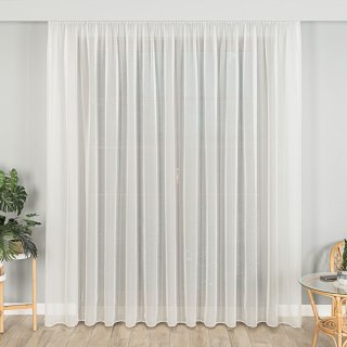 Woal premium z ołowianką, wysokość 300cm, kolor 010 offwhite 000100/OLO/010/000300/1