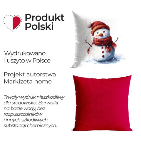 BAŁWAN BAJKOWE ŚWIĘTA Poszewka dekoracyjna MILAS, 45x45cm, kolor 001 ( do wyczerpania zapasu) PBN330/POP/301/045045/1