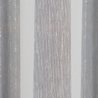 Firanka fantazyjna z ołowianką, wysokość 300cm, kolor 002 biały ze srebrną nitką 318461/OLO/002/000300/1