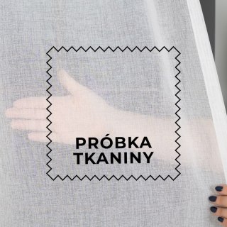 Próbka firany fantazyjnej ETAMINA, wysokość 300cm, kolor 001 biały PROBKA/ETAMIN/OLO/001/000300/1