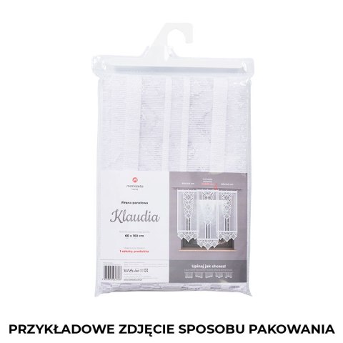 ADRIANNA Firanka żakardowa gotowa, szerokość 450 x wysokość 160cm, kolor 001 biały 018869/FBL/001/450160/1
