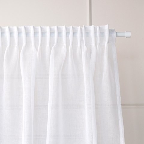ETAMINA Firana gotowa na taśmie, szerokość 200 x wysokość 250cm, kolor 001 biały ETAMIN/FGT/001/200250/1