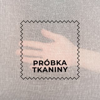Próbka firany z ołowianką PETRA kolor 003 ecru PROBKA/020910/000/003/000320/1