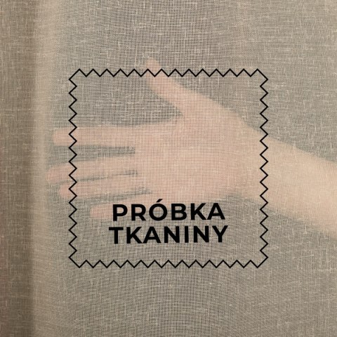 Próbka firany z ołowianką PETRA kolor 006 beżowy PROBKA/020910/000/006/000320/1