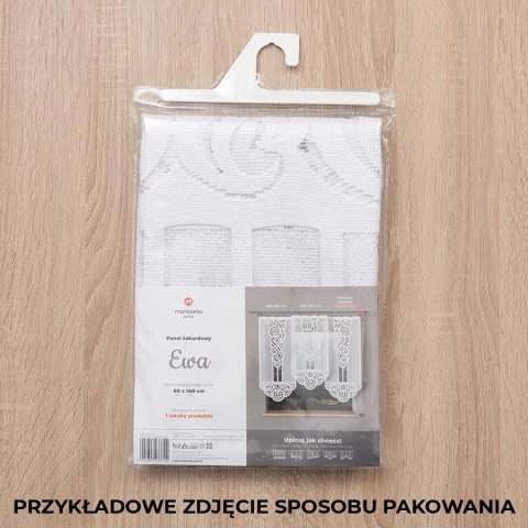 Panel żakardowy gotowy ANNA 230x90 cm kolor biały